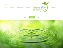 Tablet Screenshot of healingwaycenter.com